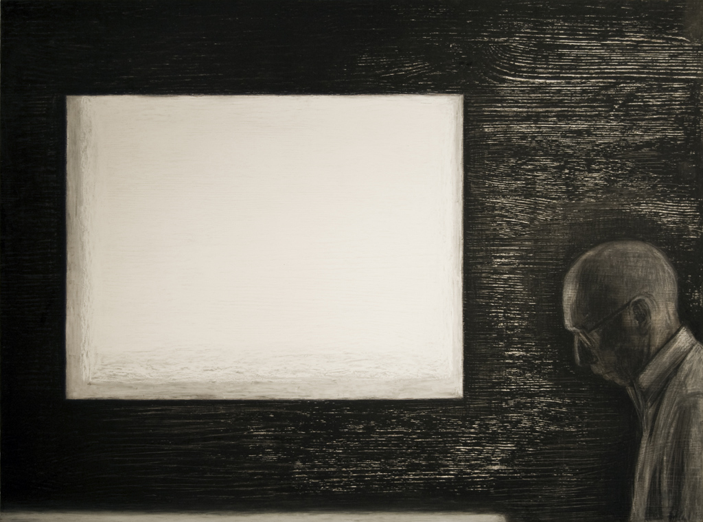 1.Sõnatu, 2011,õlipastell puidul, 80 x 60 cm