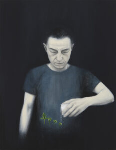 To be affected. 2021. Oil on canvas. 150 x 116 cm